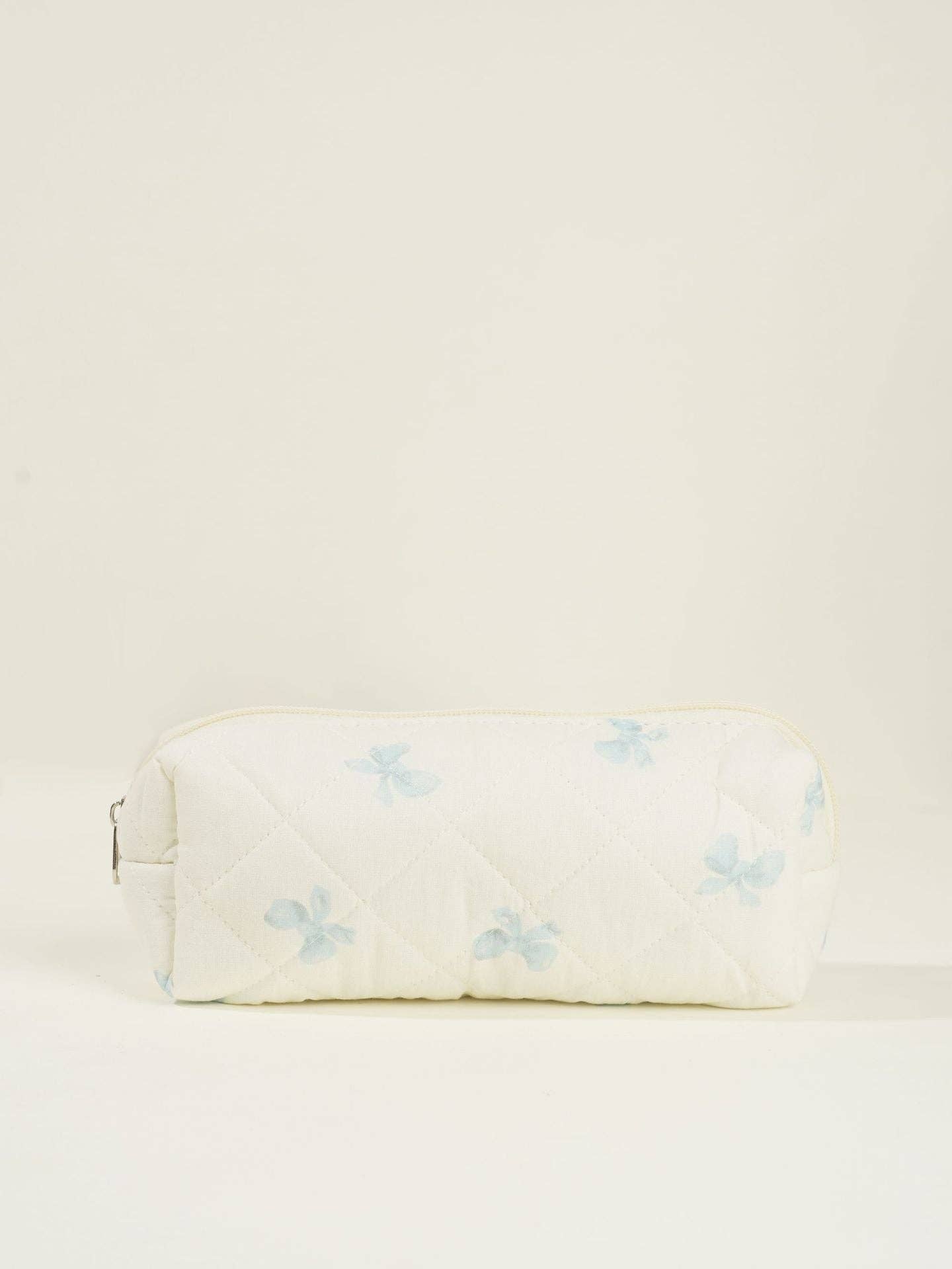 Butterfly Floral Print Cosmetic Bag