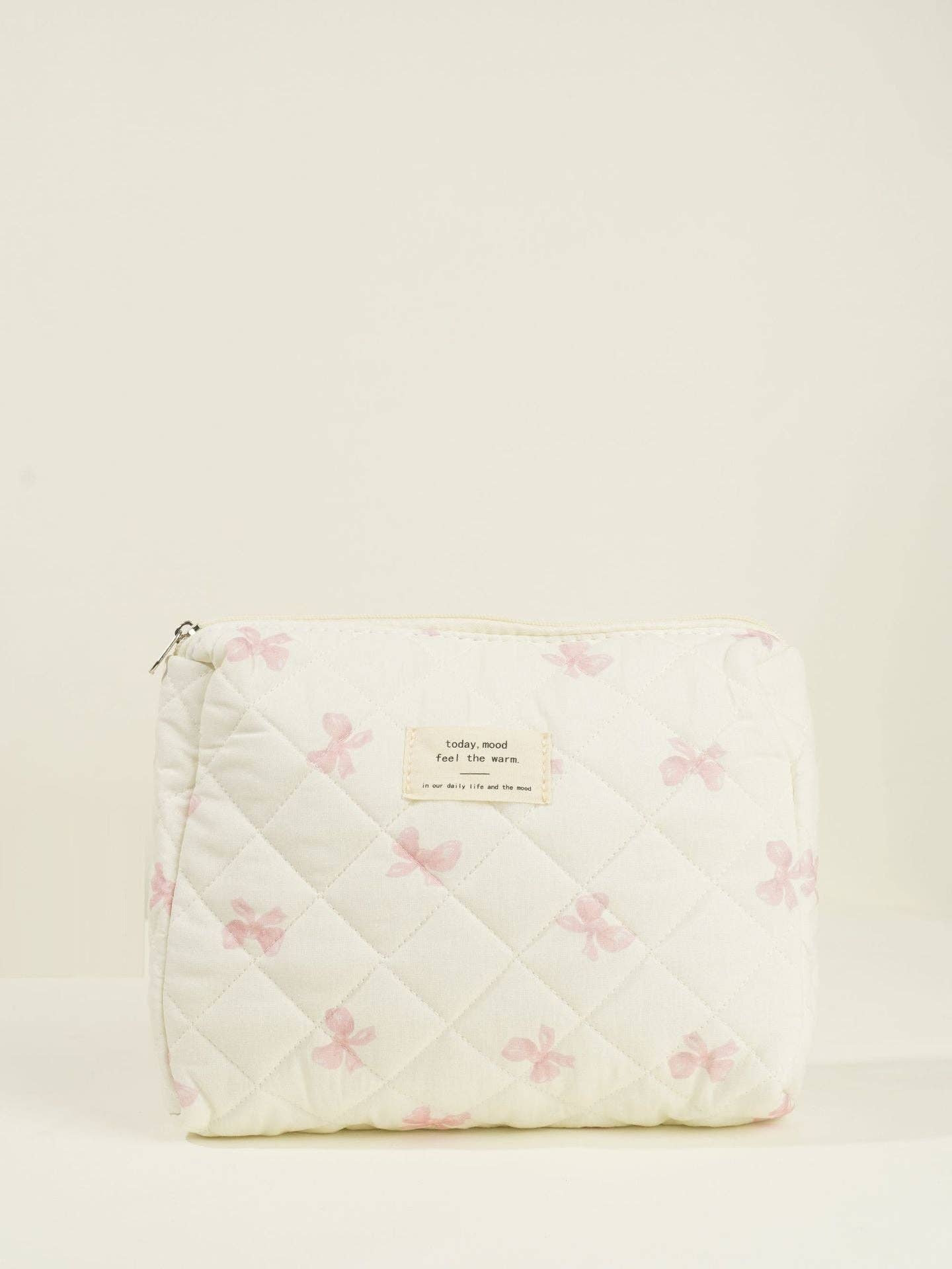 Butterfly Floral Print Cosmetic Bag