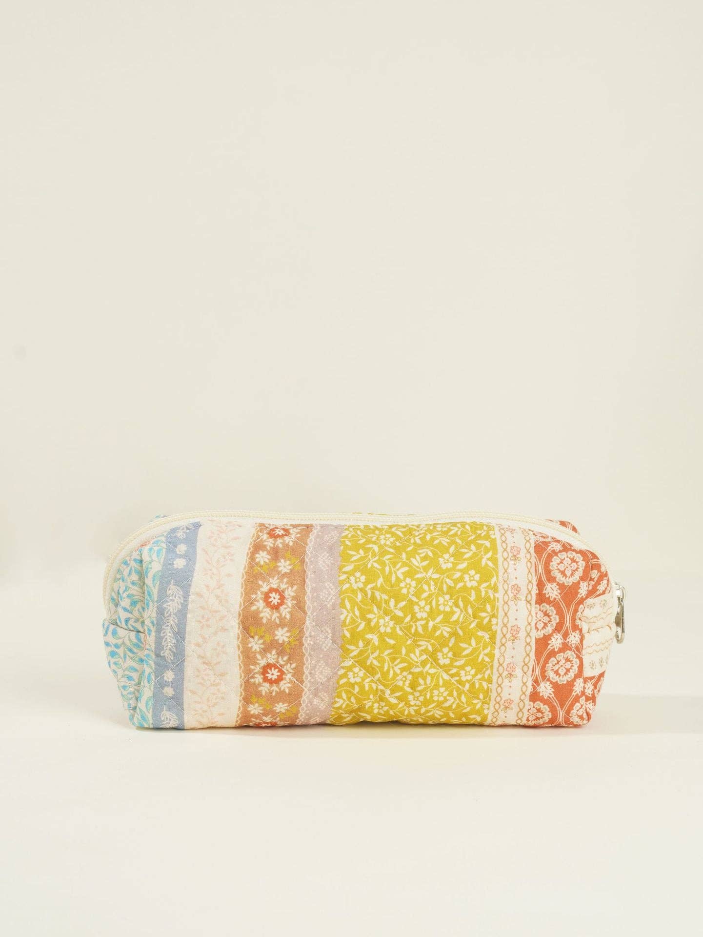 Butterfly Floral Print Cosmetic Bag