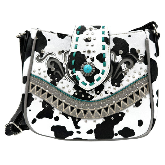 Cow Print Handbag