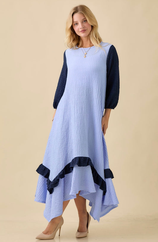 High-Low dress with Ruffle Hem