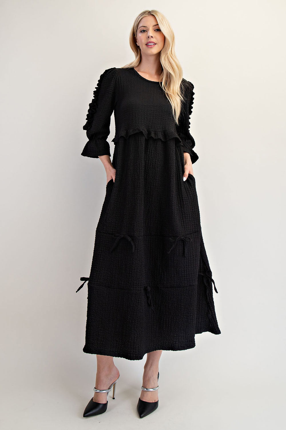 Ollie - All Over Bow Midi Dress