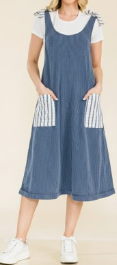 Overall Midi Dress