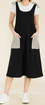 Overall Midi Dress