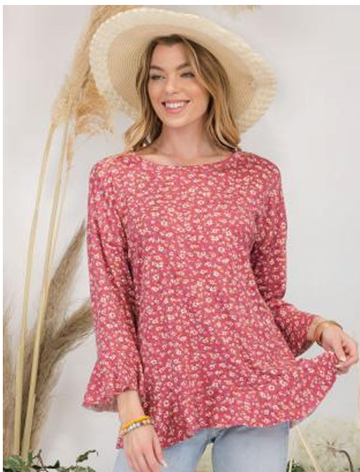Floral Print - Mauve