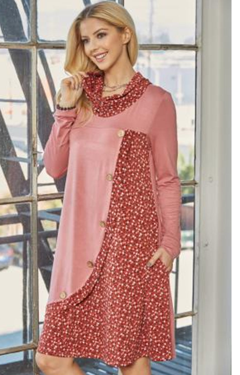 Swirl dress/tunic with pockets