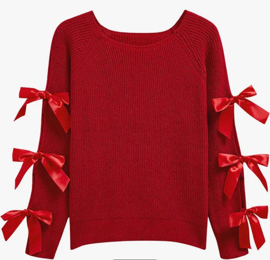SweetHeart Bow Sweater
