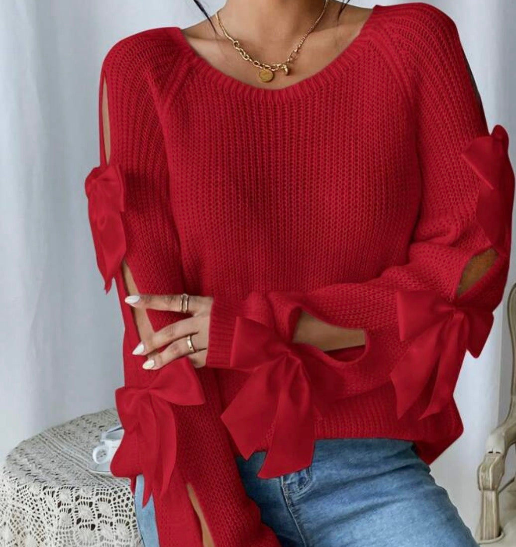 SweetHeart Bow Sweater