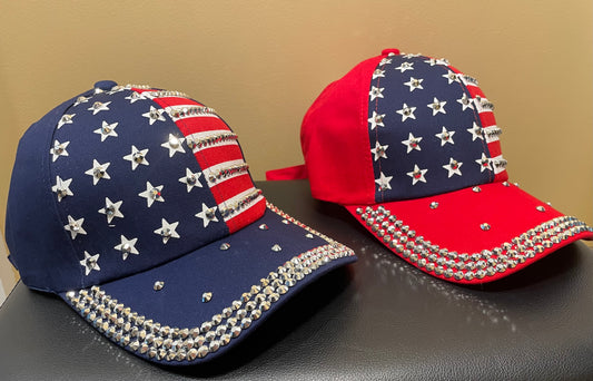 Proud to Be an American Bling Hat