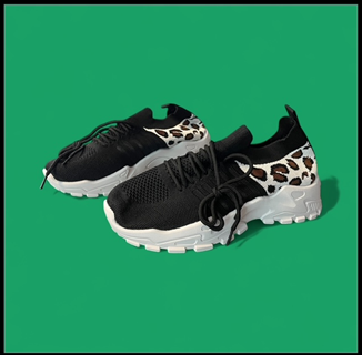 Leopard Mesh Shoe